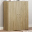 Armario archivador madera ingeniería roble Sonoma 60x32x77,5 cm