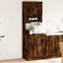 Mueble de cocina madera ingeniería roble ahumado 60x50x180