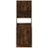 Mueble de cocina madera ingeniería roble ahumado 60x50x180