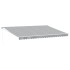 Toldo retráctil aluminio y tela gris antracita y blanco 5x3