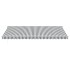 Toldo retráctil aluminio y tela gris antracita y blanco 5x3