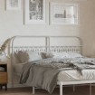 Cabecero de metal blanco 160 cm