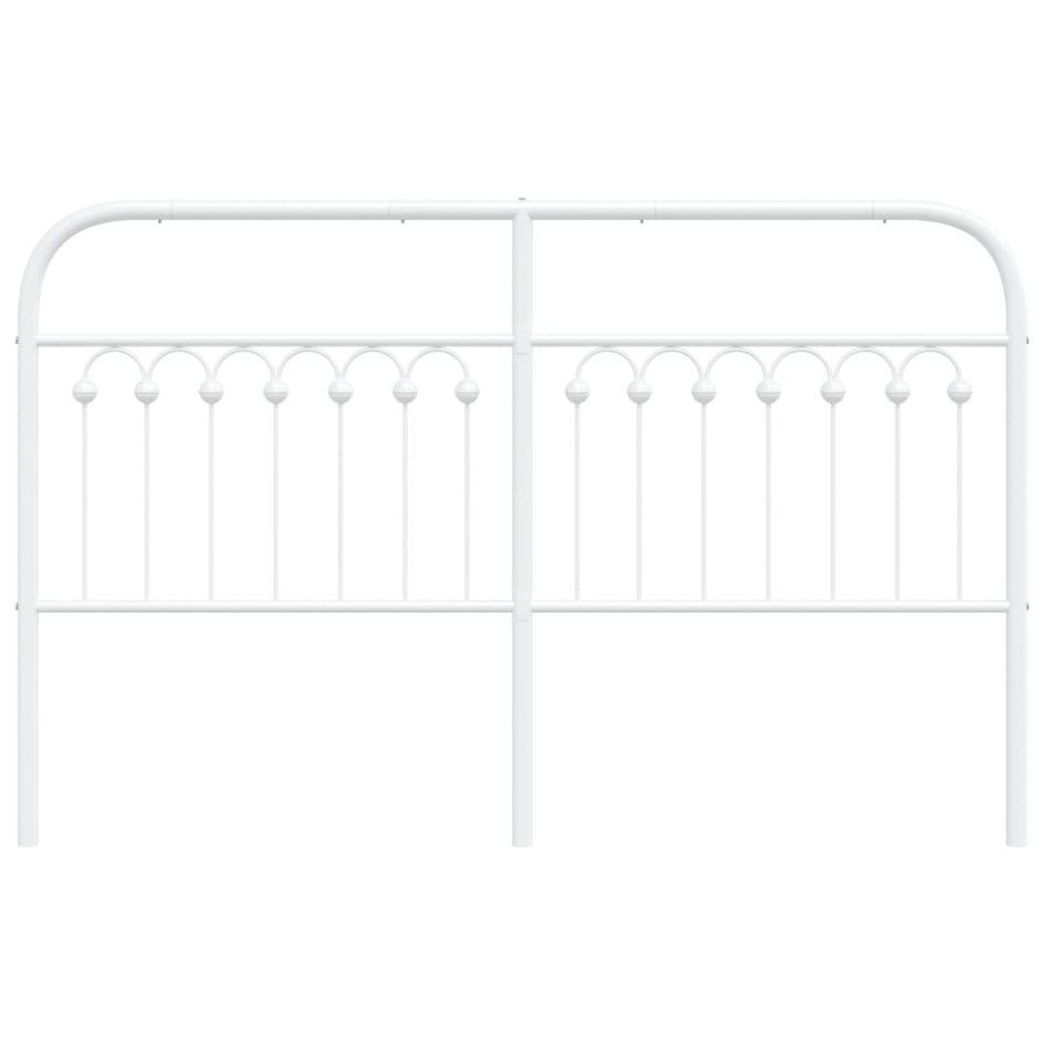 Cabecero de metal blanco 160