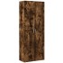 Aparador alto madera de ingeniería roble ahumado 70x35x180