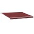 Toldo retráctil manual burdeos 450x300