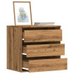 Cajonera de esquina madera ingeniería roble artisan 60x41x58 cm