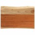 Tablero de mesa rectangular borde natural acacia 50x40x3,8