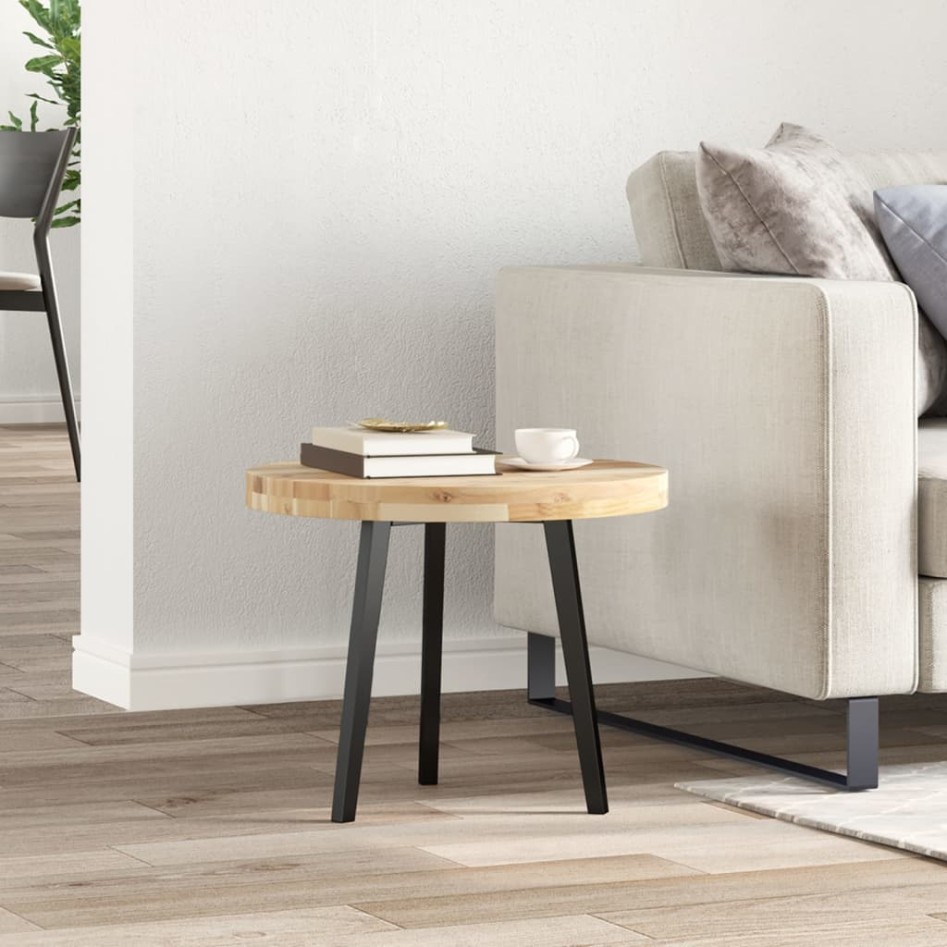 Tablero de mesa redondo madera maciza de acacia Ø50x4