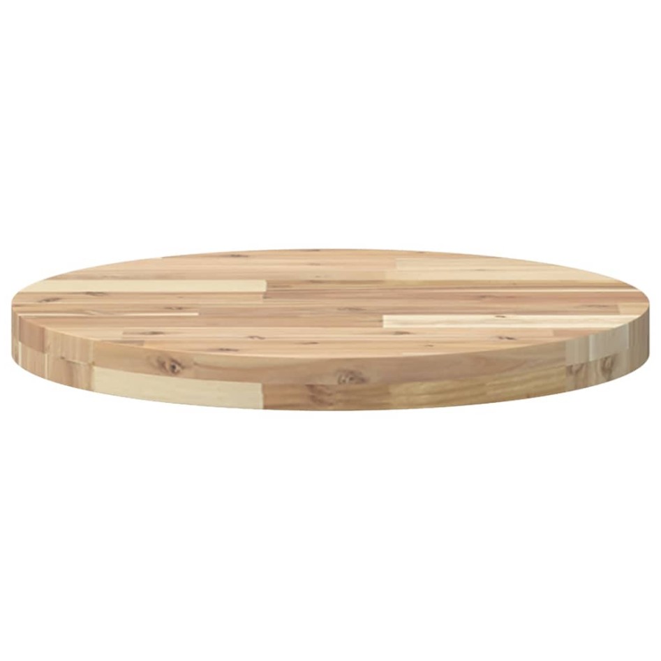 Tablero de mesa redondo madera maciza de acacia Ø50x4