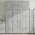 Aparador alto madera de ingeniería gris hormigón 80x42,5x249