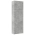 Aparador alto madera de ingeniería gris hormigón 80x42,5x249
