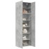 Aparador alto madera de ingeniería gris hormigón 80x42,5x249