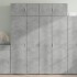 Aparador de madera de ingeniería gris hormigón 80x42,5x185