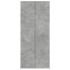 Aparador de madera de ingeniería gris hormigón 80x42,5x185
