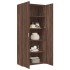 Aparador de madera de ingeniería marrón roble 80x42,5x185