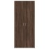Aparador de madera de ingeniería marrón roble 80x42,5x185