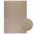 Alfombra ZIZUR aspecto yute interior/exterior beige 160x230