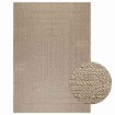 Alfombra ZIZUR aspecto yute interior/exterior beige 160x230 cm