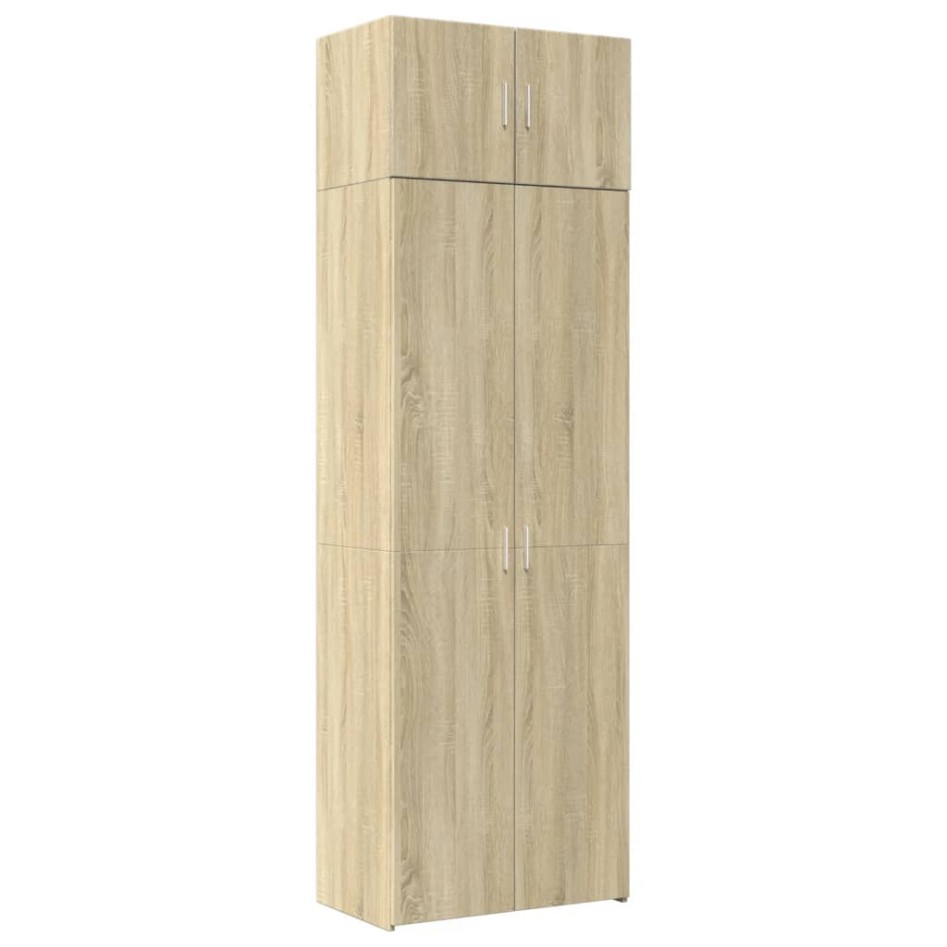 Armario de madera de ingeniería roble Sonoma 70x42,5x225