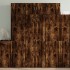 Armario de madera de ingeniería roble ahumado 70x42,5x225