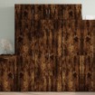 Armario de madera de ingeniería roble ahumado 70x42,5x225 cm
