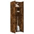 Armario de madera de ingeniería roble ahumado 70x42,5x225