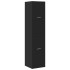 Armario botiquín madera de ingeniería negro 40x41x174,5