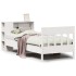 Cama con estantería sin colchón madera maciza de pino 90x190