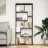 Librería divisora madera ingeniería roble ahumado