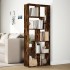 Librería divisora madera ingeniería roble ahumado
