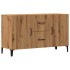 Aparador de madera de ingeniería roble artisan 100x36x60