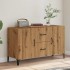Aparador de madera de ingeniería roble artisan 100x36x60