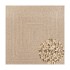 Alfombra ZIZUR apariencia de yute interior exterior 200x200