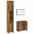 Juego de muebles de baño 3 piezas madera ingeniería