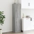 Armario botiquín madera ingeniería gris Sonoma 40x41x174,5
