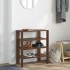 Mueble zapatero madera de ingeniería marrón roble 61x32x70
