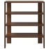 Mueble zapatero madera de ingeniería marrón roble 61x32x70