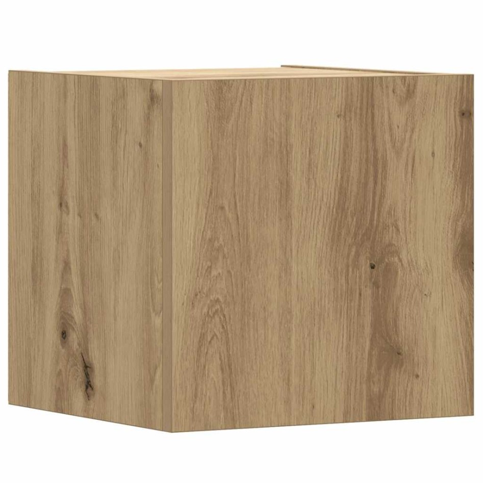 Mueble para TV de pared madera contrachapada artesanal 6