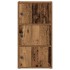 Estantería madera de ingeniería color envejecido 40x24x77