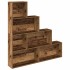 Estantería madera de ingeniería madera envejecida 157x24x160