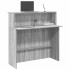 Mostrador de recepción sonoma gris 100x50x103,5