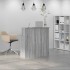 Mostrador de recepción sonoma gris 100x50x103,5