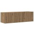 Mueble para TV de pared madera contrachapada artesanal 4