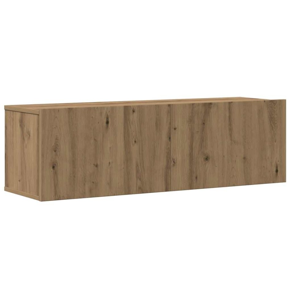 Mueble para TV de pared madera contrachapada artesanal 4