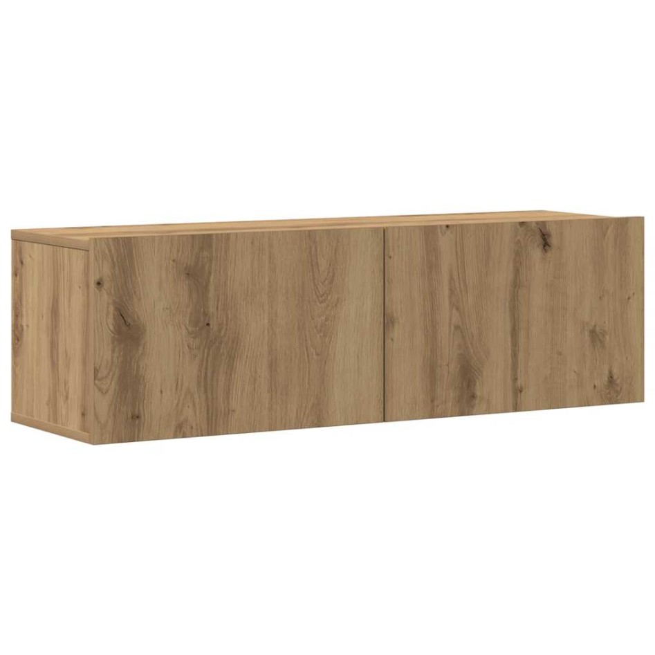 Mueble para TV de pared madera contrachapada artesanal 6