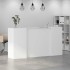 Mostrador de recepción blanco 200x50x103,5 cm madera