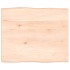 Tablero de mesa madera maciza borde natural 60x50x(2-4)