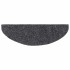 Alfombrilla autoadhesiva escalera 20 uds gris oscuro 65x21x4