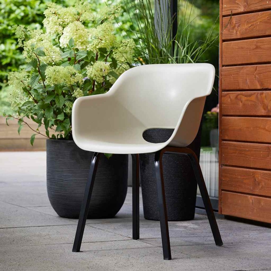 Silla de jardín Keter con patas de metal Noa 2 piezas Silver