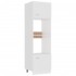 Armario de microondas madera contrachapada blanco 60x57x207